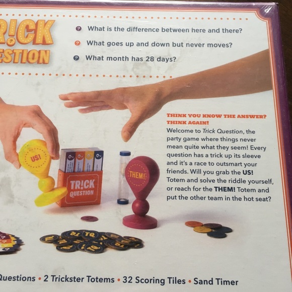 NEW “Trick Question” Riddle Game - Picture 5 of 5